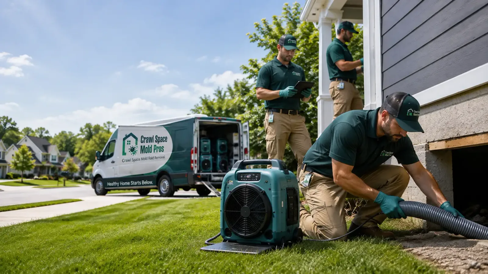 Crawl Space Mold Removal in Presto, PA